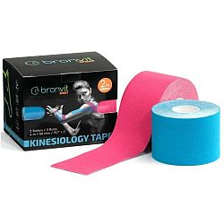 Bronvit Sport Kinesio Tape setmodrá + růžová 2 x 5cm x 6m