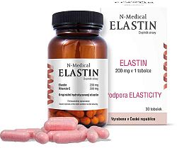 N-Medical Elastin 200 mg zvyšujúce elasticitu pokožky 30 kapsúl