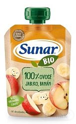 Sunar BIO kapsička jablko banán 100g