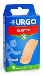 URGO Resistant Náplasť antiseptická, odolná, 3 veľkosti, 1x20 ks