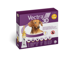 Vectra 3D dog XS 1,5-4 kg 3 x 0,8 ml