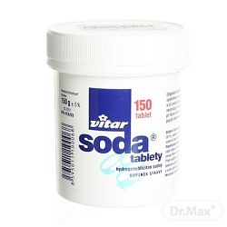 Vitar sóda tablety hydrogénuhličitan sodný 150 kapsúl