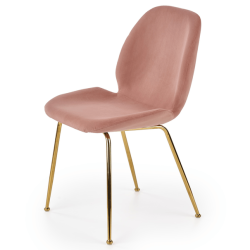 Sconto Jedálenská stolička SCK-381 ružová/zlatá