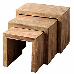 Sconto Jedálenský stôl AMAYA UN dub/kov, šírka 140 cm, prírodná hrana