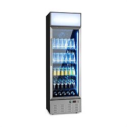 Klarstein Berghain, chladnička na nápoje, 278 l, RGB vnútorné osvetlenie, 210 W, 2 – 8 °C, ušľachtilá oceľ