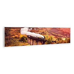 Klarstein Wonderwall Air Art Smart, infračervený ohrievač, vlak, 120 x 30 cm, 350 W
